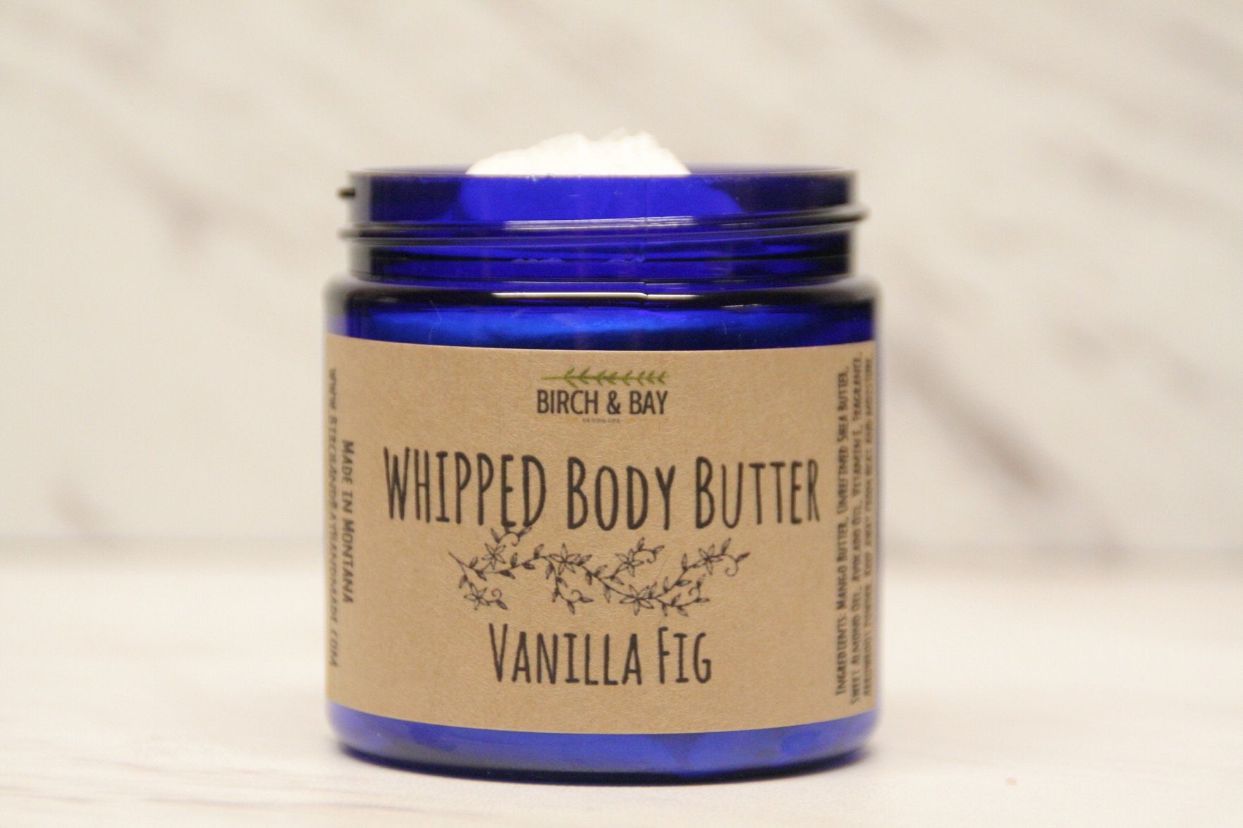 Whipped body butter